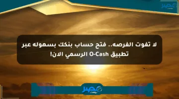 لا تفوت الفرصة.. فتح حساب بنكك بسهولة عبر تطبيق O-Cash الرسمي الآن!